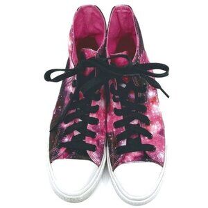 Forever 21 Galaxy Print Hightop Multicolor Sneakers 10" Insole